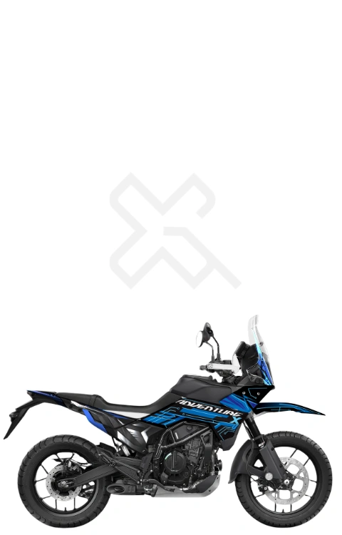 Electric Edition Full Body Sticker Compatible with Adventure 250/390 X | Premium Gloss Vinyl with FPF (Fade Protection Film), Waterproof, Precut Sticker, Pack of 1